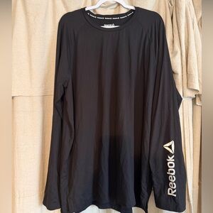 Reebok Men's Black Long Sleeve Tee